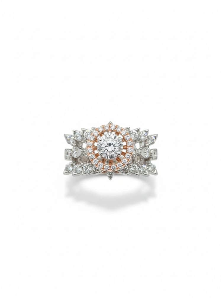 Architectural Cocktail Ring
