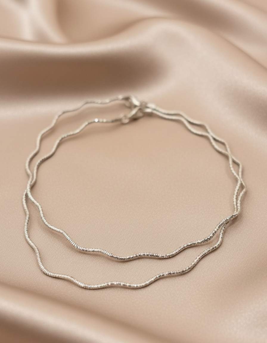 Wavy Serpentine Anklet