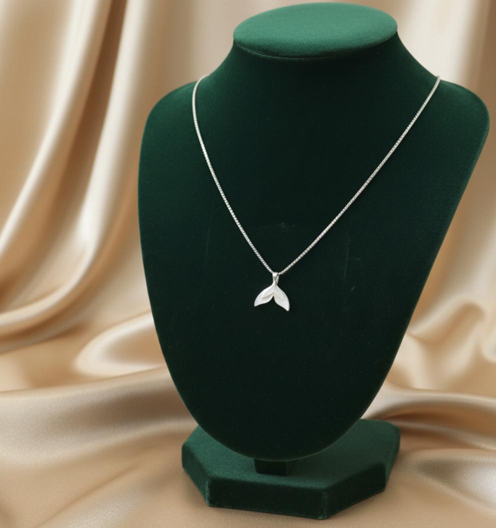  Whale Tail Necklace - Image 2