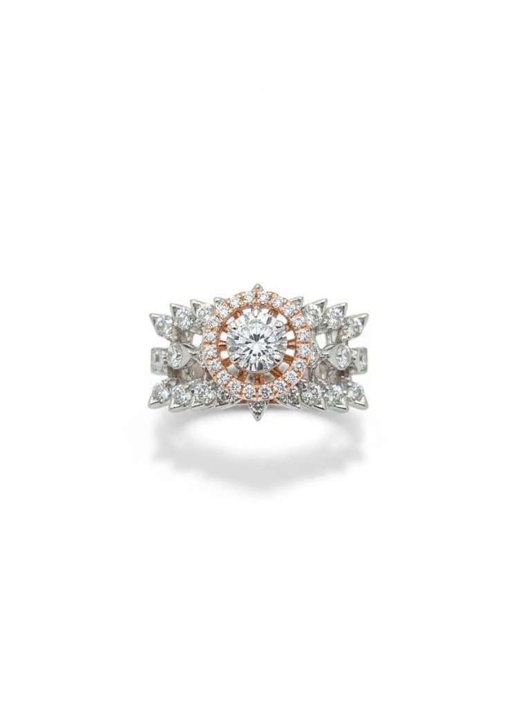 Architectural Cocktail Ring