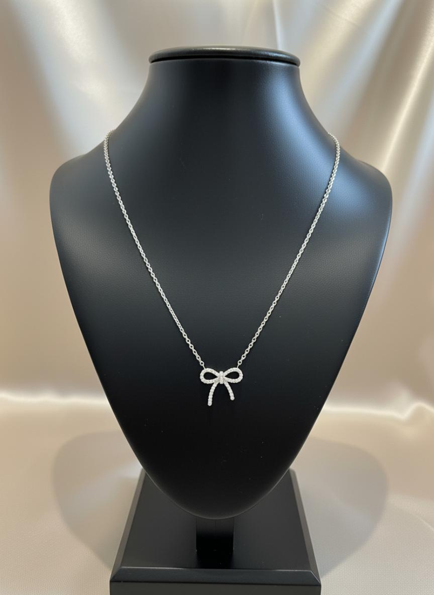 Bow Pendant Necklace