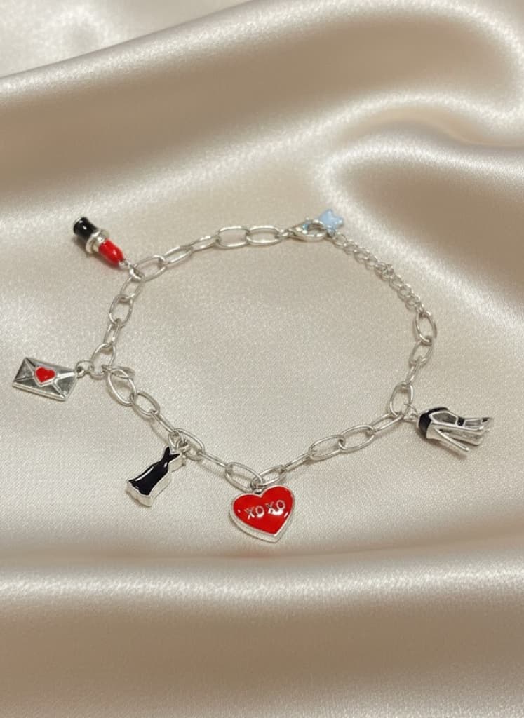 Enamel Charm Bracelet