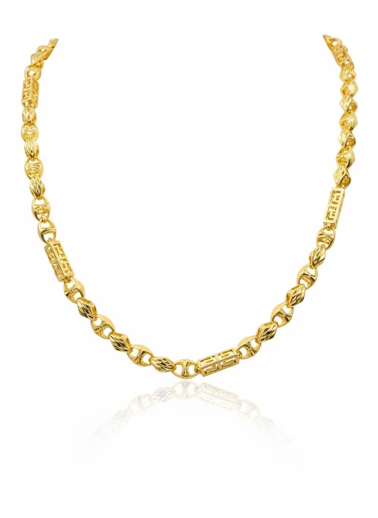 Imperial 22k Yellow Gold Designer Chain