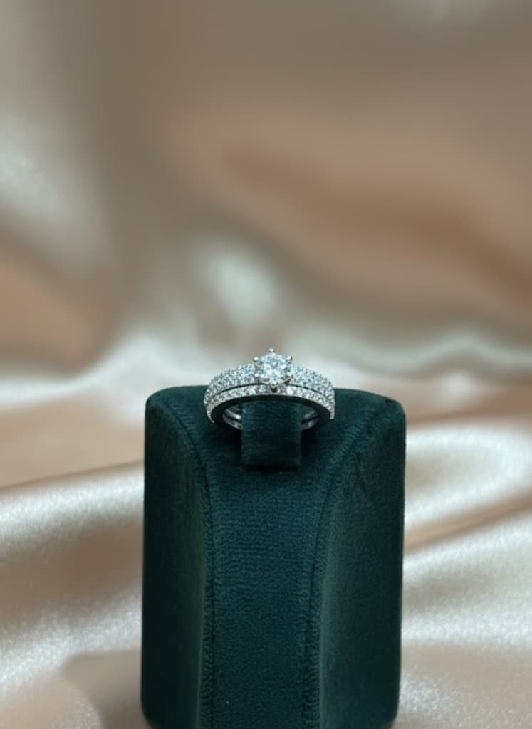 Luxury Cubic Zirconia Multi-Row Statement Ring