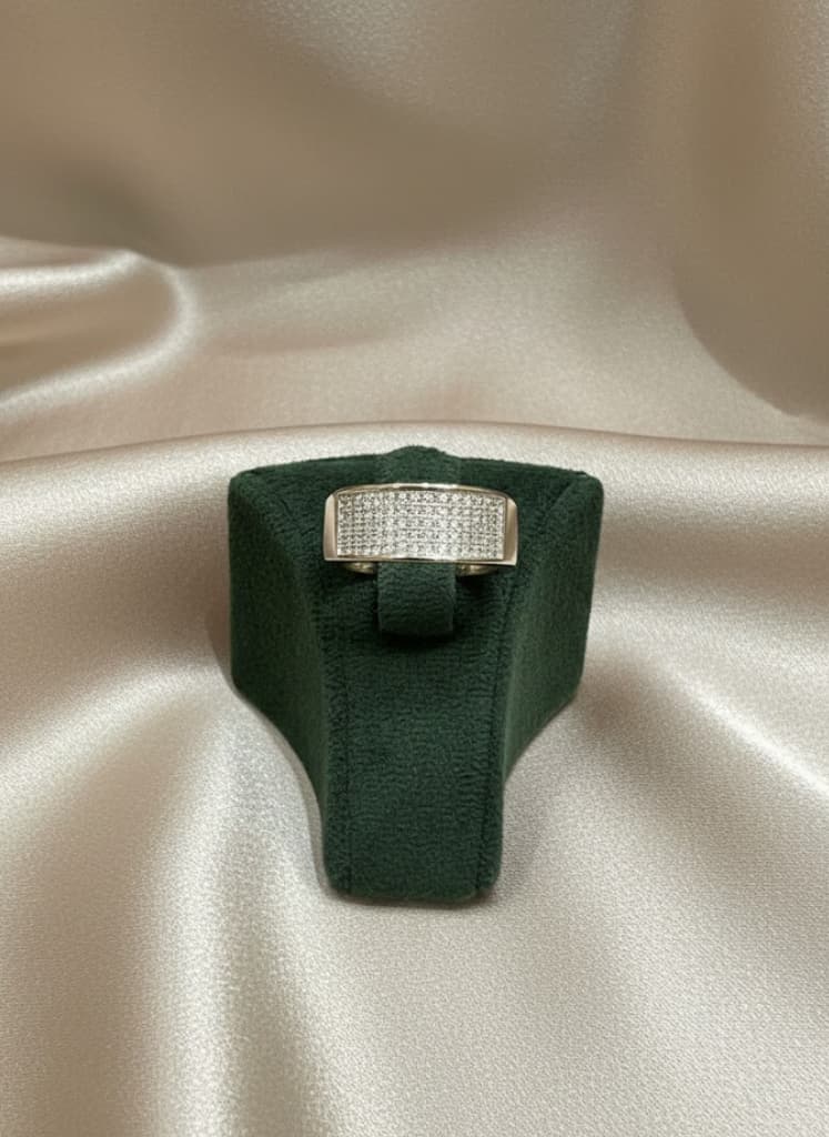Men's Pave Signet Ring
