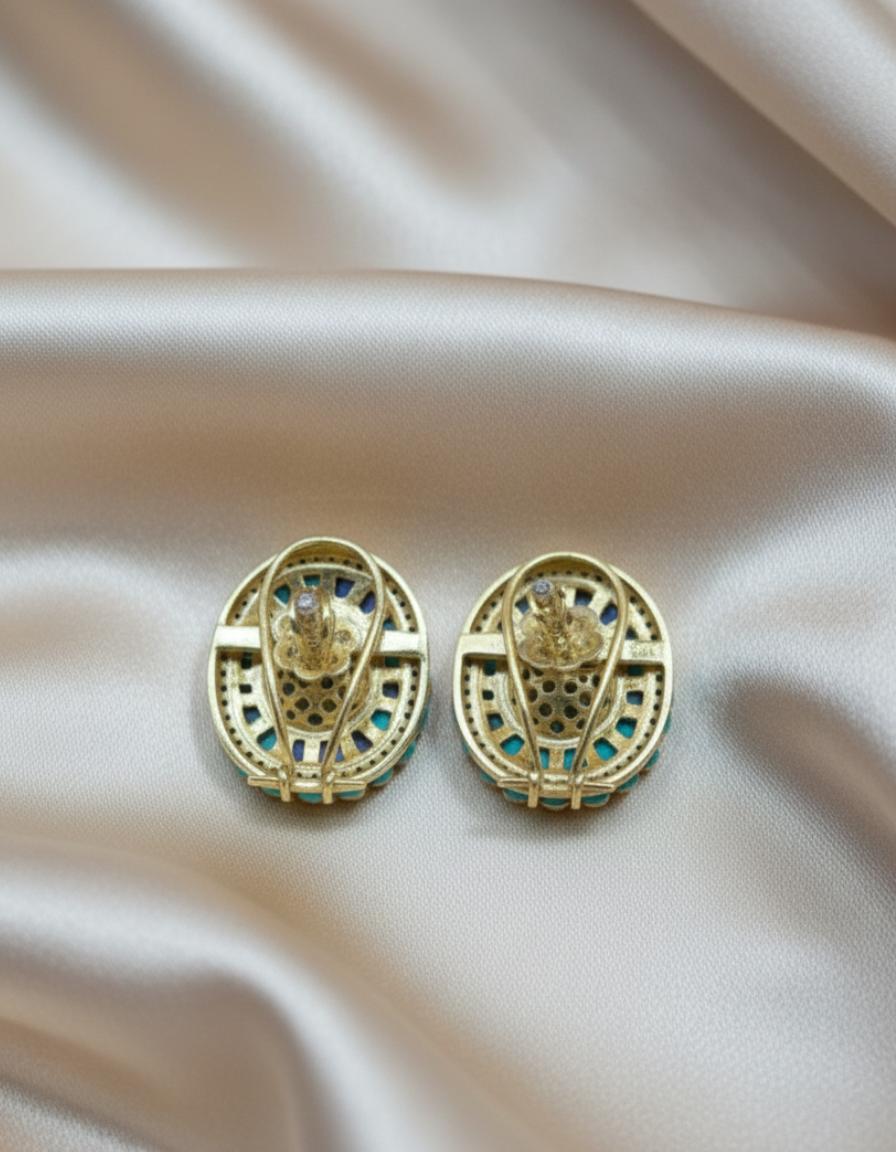  Navratna Polki Studs - Image 3