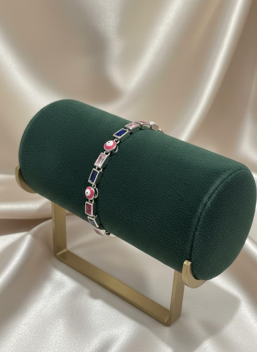 Multicolor Evil Eye Bracelet