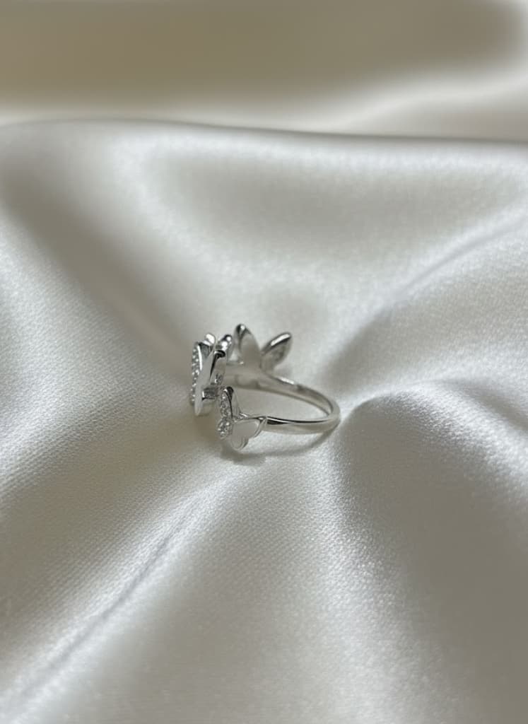 Mother Of Pearl Butterfly Ring - Image 2