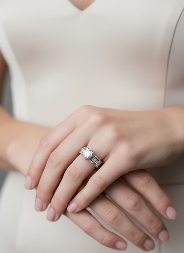 Sterling Silver Premium Cubic Zirconia Micropave Halo Cocktail Ring. - Image 4