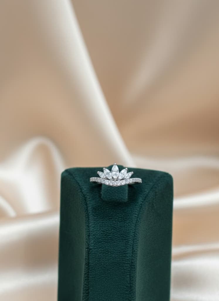 The Marquise Tiara Diamond Ring