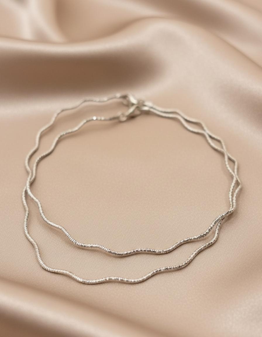 Wavy Serpentine Anklet